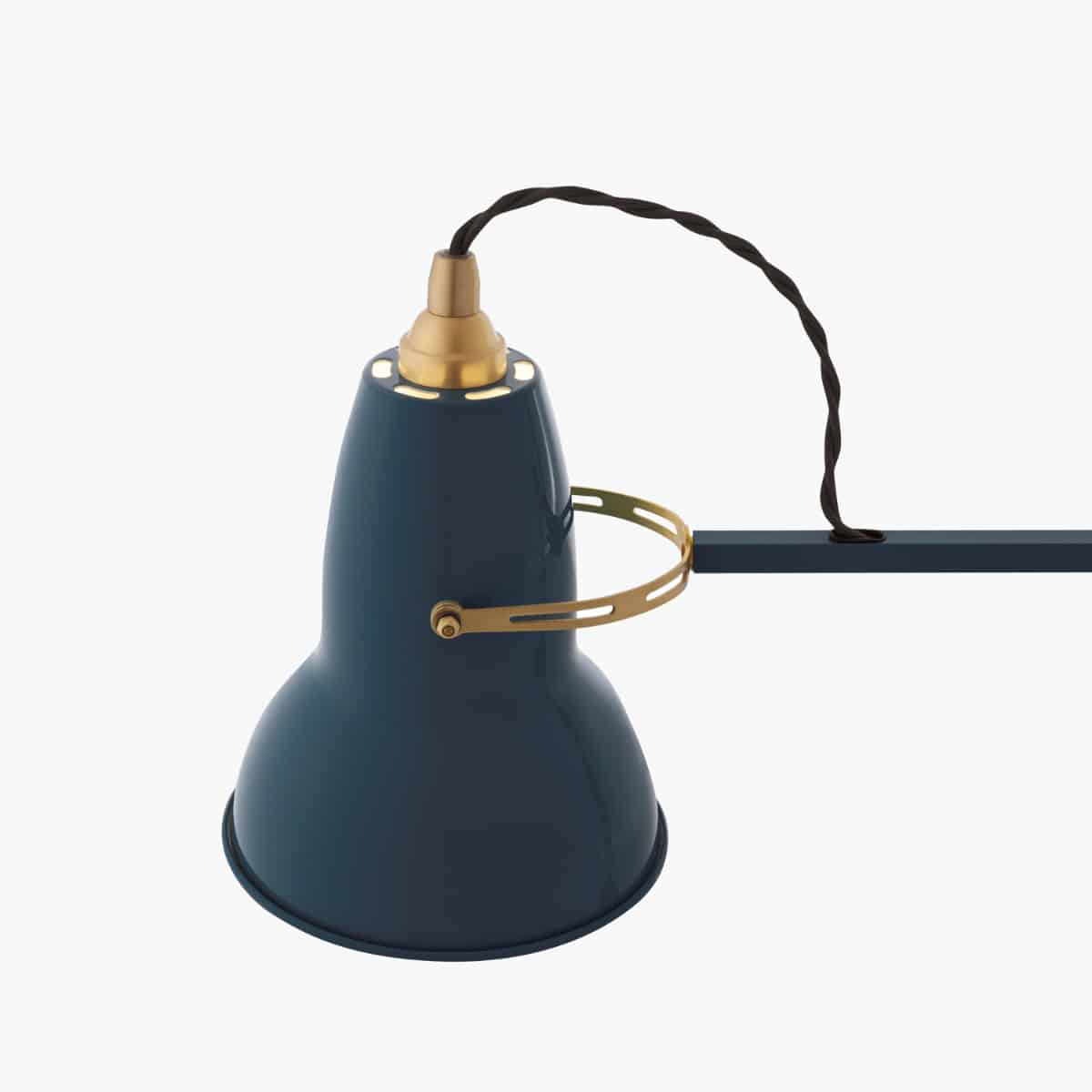 Original 1227 Brass Desk Lamp - Ink Blue