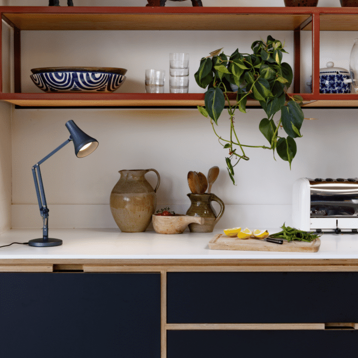 Anglepoise 90 mini mini desk lamp steel blue
