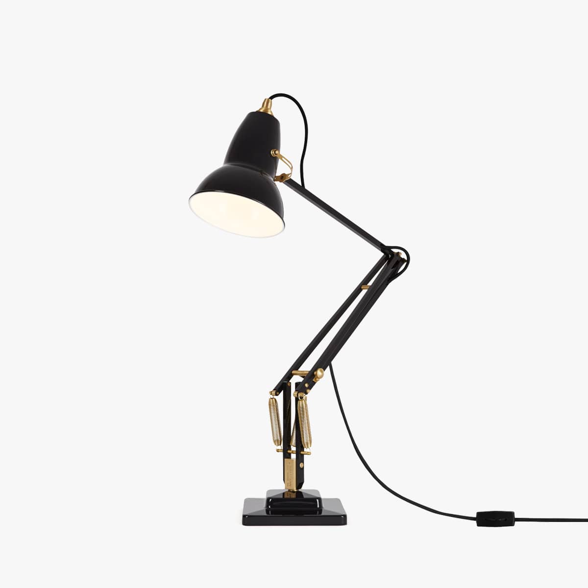 Original 1227 Brass Desk Lamp - Jet Black