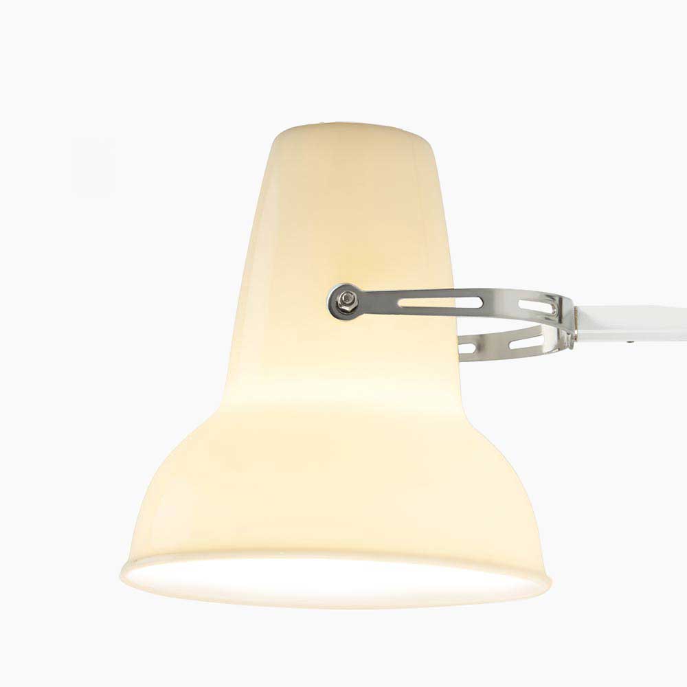 Original 1227 Mini Ceramic Replacement Bridle Shade Assembly White