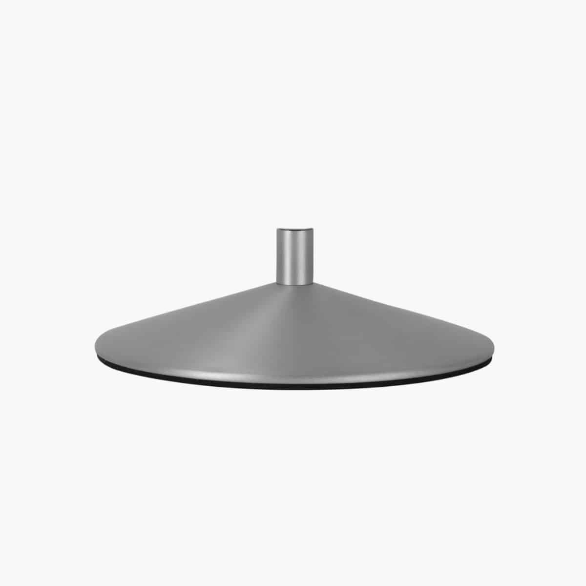 Type 75 Desk Base Only Silver Lustre