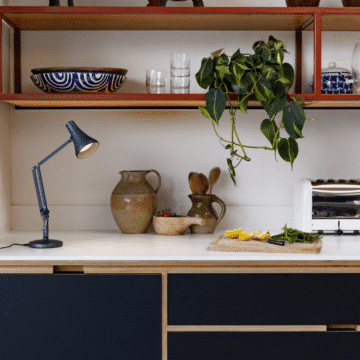 Anglepoise 90 Mini Mini Steel blue desk lamp