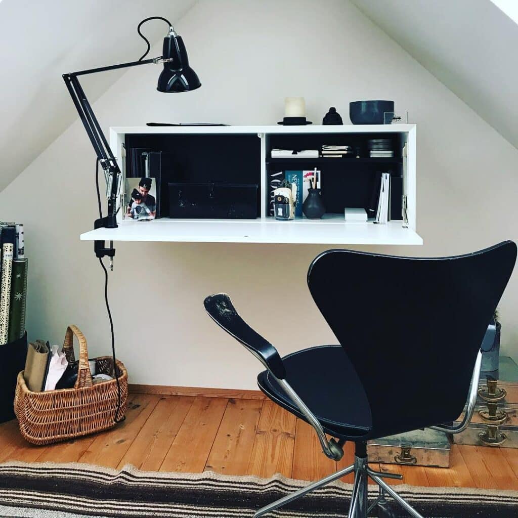 original 1227 black desk lamp with clamp
