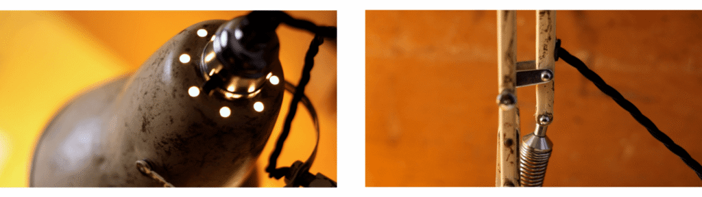 desk lamps close ups