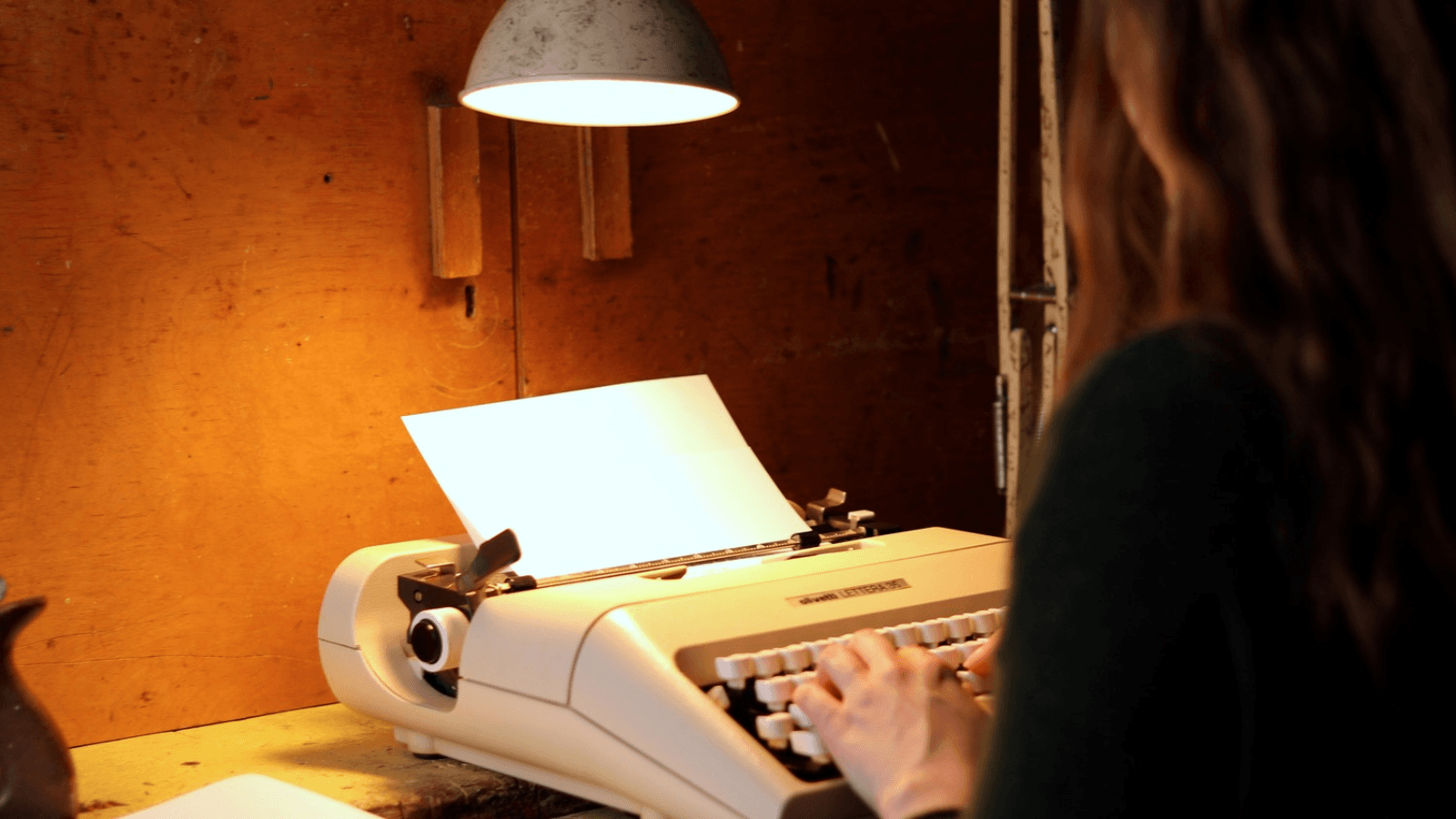 lamp type writer