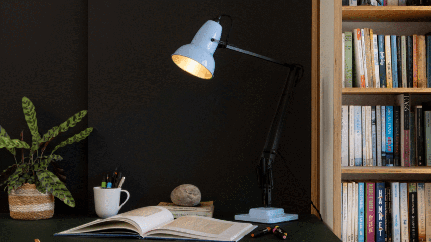 Original 1227 desk lamp opal blue