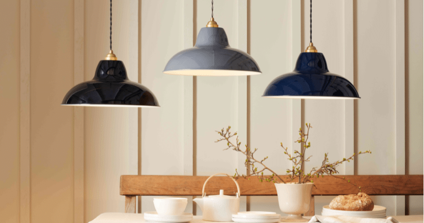Anglepoise pendant lights dining room