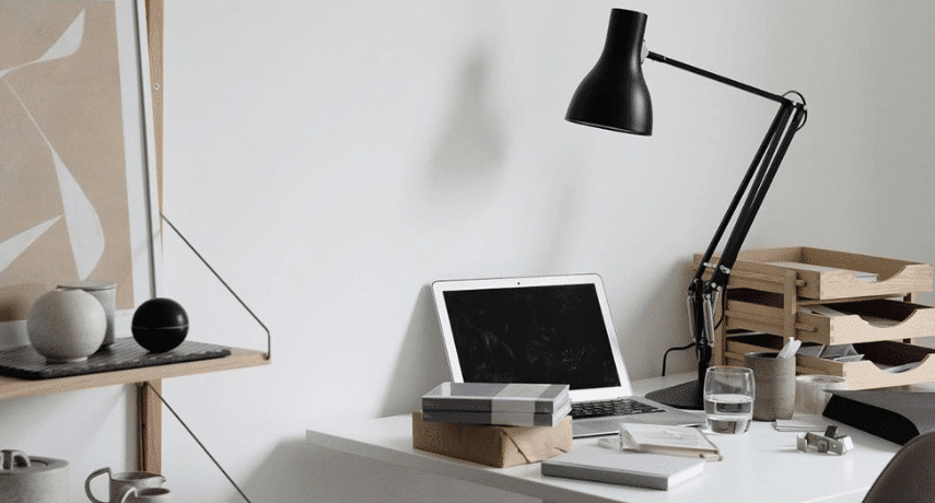 type 75 black desk lamp