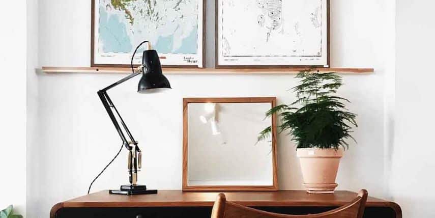 original 1227 brass desk lamp