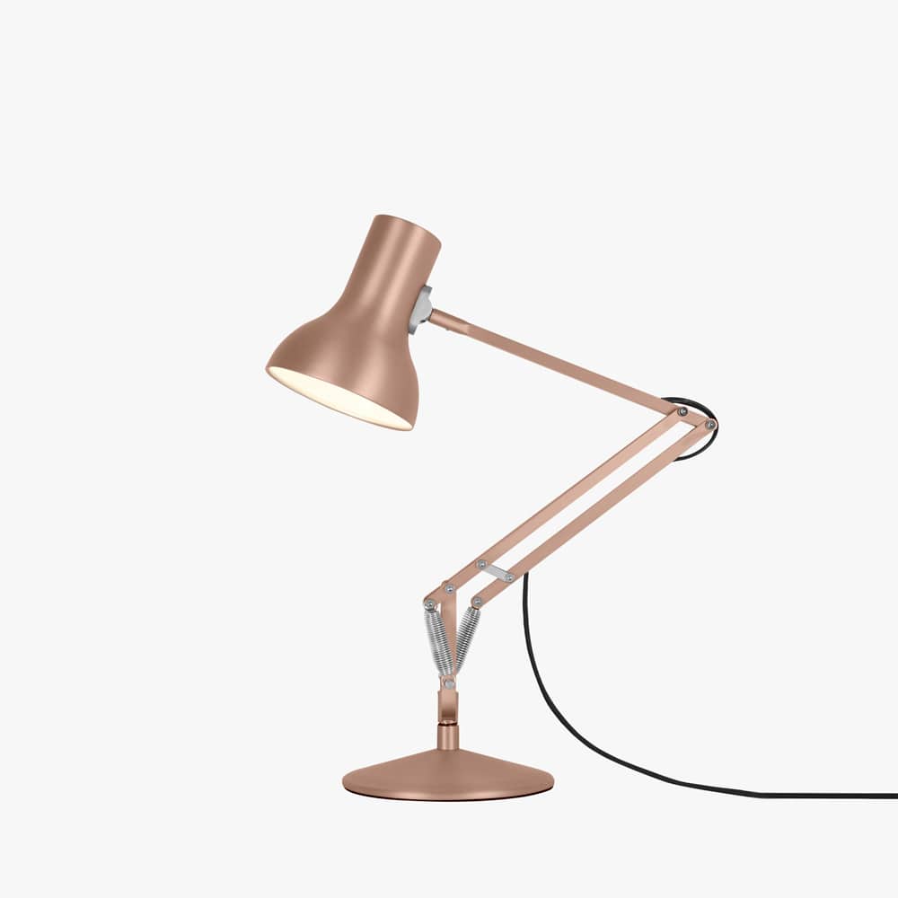Type 75 Mini Metallic Desk Lamp Copper Lustre